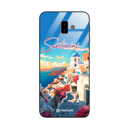 Etui Black Case Glass do SAMSUNG GALAXY J6 PLUS 2018 SUMMER PARADISE ST_PAR105