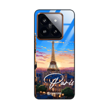 Etui Black Case Glass do XIAOMI 14 PRO SUMMER PARADISE ST_PAR104