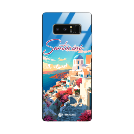 Etui Black Case Glass do SAMSUNG GALAXY NOTE 8 SUMMER PARADISE ST_PAR105