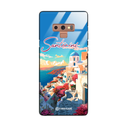 Etui Black Case Glass do SAMSUNG GALAXY NOTE 9 SUMMER PARADISE ST_PAR105