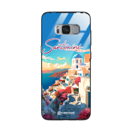 Etui Black Case Glass do SAMSUNG GALAXY S8 PLUS SUMMER PARADISE ST_PAR105