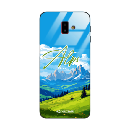 Etui Black Case Glass do SAMSUNG GALAXY J6 PLUS 2018 SUMMER PARADISE ST_PAR106