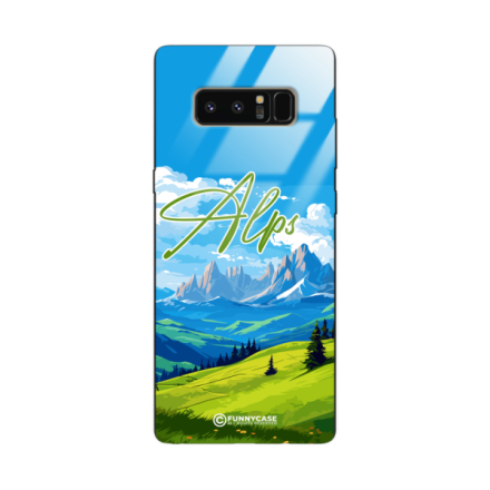 Etui Black Case Glass do SAMSUNG GALAXY NOTE 8 SUMMER PARADISE ST_PAR106