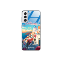 Etui Black Case Glass do SAMSUNG GALAXY S21 PLUS SUMMER PARADISE ST_PAR105