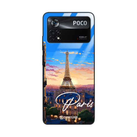 Etui Black Case Glass do XIAOMI POCO X4 PRO 5G SUMMER PARADISE ST_PAR104