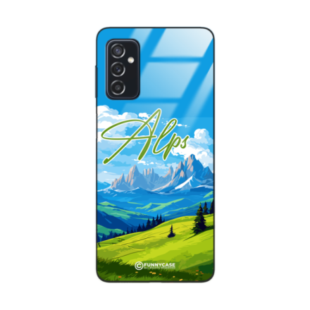 Etui Black Case Glass do SAMSUNG GALAXY M52 5G SUMMER PARADISE ST_PAR106