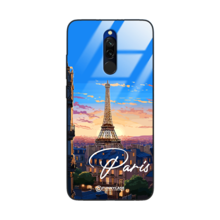 Etui Black Case Glass do XIAOMI REDMI 8 SUMMER PARADISE ST_PAR104