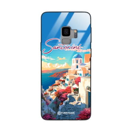 Etui Black Case Glass do SAMSUNG S9 SUMMER PARADISE ST_PAR105