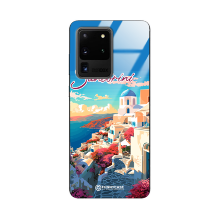 Etui Black Case Glass do SAMSUNG S20 ULTRA (S11 ULTRA) SUMMER PARADISE ST_PAR105