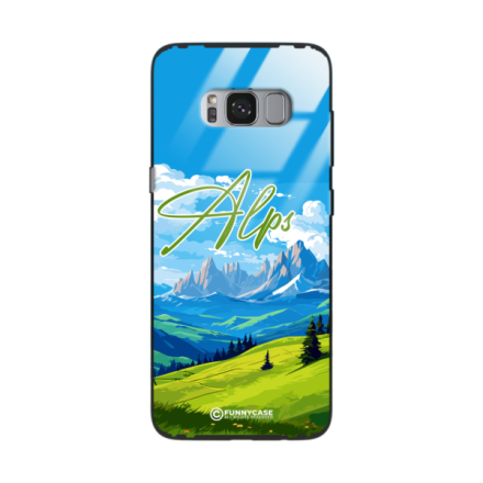 Etui Black Case Glass do SAMSUNG GALAXY S8 PLUS SUMMER PARADISE ST_PAR106