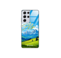 Etui Black Case Glass do SAMSUNG GALAXY S21 ULTRA SUMMER PARADISE ST_PAR106