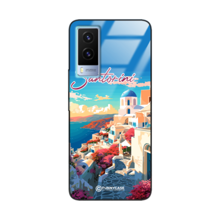 Etui Black Case Glass do VIVO V21E SUMMER PARADISE ST_PAR105