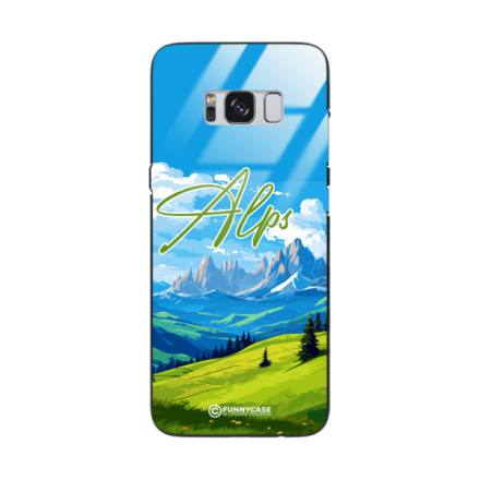 Etui Black Case Glass do SAMSUNG S8 SUMMER PARADISE ST_PAR106