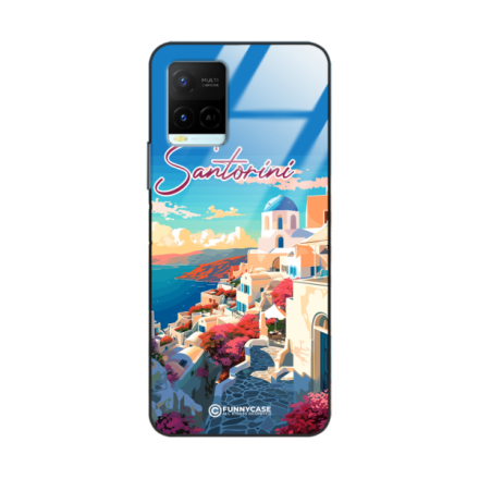 Etui Black Case Glass do VIVO Y21 SUMMER PARADISE ST_PAR105