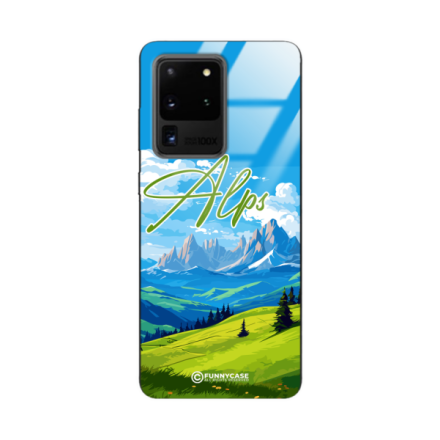 Etui Black Case Glass do SAMSUNG S20 ULTRA (S11 ULTRA) SUMMER PARADISE ST_PAR106