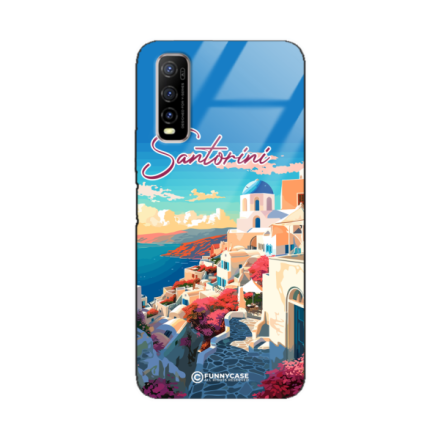 Etui Black Case Glass do VIVO Y70S SUMMER PARADISE ST_PAR105