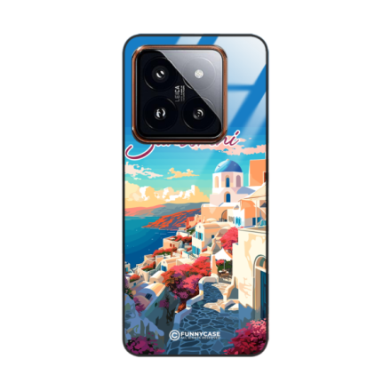 Etui Black Case Glass do XIAOMI 14 PRO SUMMER PARADISE ST_PAR105