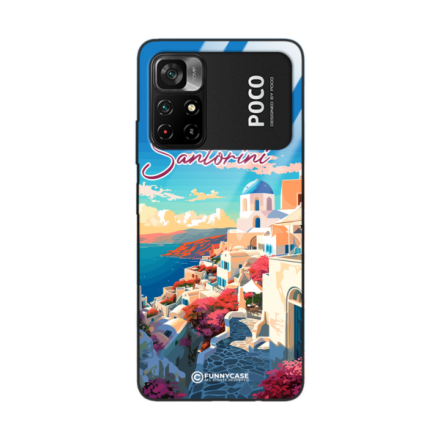 Etui Black Case Glass do XIAOMI POCO M4 PRO 5G SUMMER PARADISE ST_PAR105