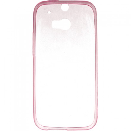 ETUI CLEAR 0.3mm HTC ONE M8 M8S RÓŻOWY