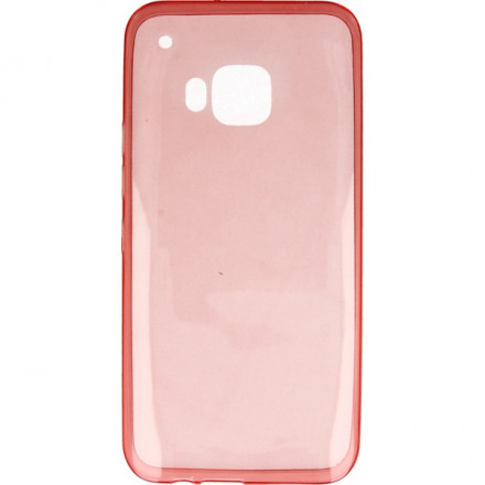 ETUI CLEAR 0.3mm HTC ONE M9 CZERWONY