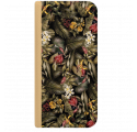 ETUI BOOK MAGNET NA TELEFON HUAWEI P10 LITE ZŁOTY EGZOTYCZNE ROŚLINY