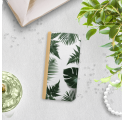ETUI BOOK MAGNET NA TELEFON HUAWEI P10 LITE ZŁOTY LIŚCIE PALM