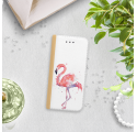 ETUI BOOK MAGNET NA TELEFON HUAWEI P10 LITE ZŁOTY MALOWANY FLAMING