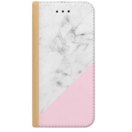 ETUI BOOK MAGNET NA TELEFON HUAWEI P10 LITE ZŁOTY MARMUR WZÓR 2