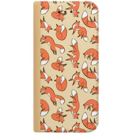 ETUI BOOK MAGNET NA TELEFON HUAWEI Y5 2018 ZŁOTY LISY