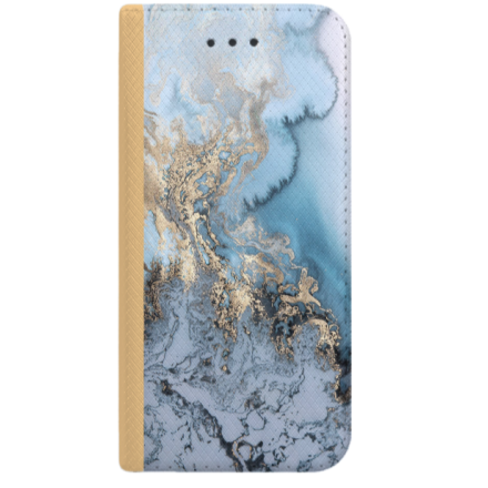 ETUI BOOK MAGNET NA TELEFON HUAWEI Y5 2018 ZŁOTY MARMUR WZÓR 7