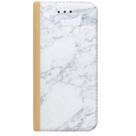 ETUI BOOK MAGNET NA TELEFON IPHONE 6 6S ZŁOTY MARMUR WZÓR 1