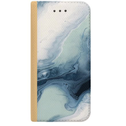 ETUI BOOK MAGNET NA TELEFON IPHONE 6 6S ZŁOTY MARMUR WZÓR 16