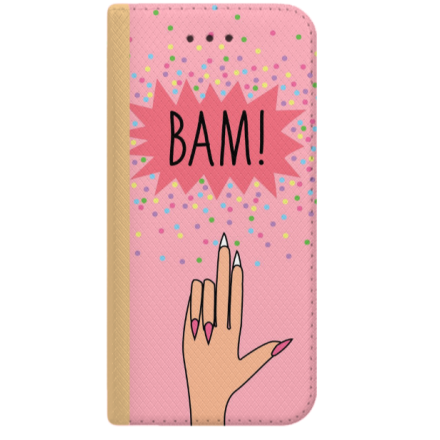 ETUI BOOK MAGNET NA TELEFON IPHONE 7 / 8 ZŁOTY BAM