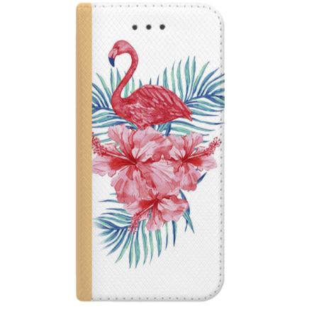 ETUI BOOK MAGNET NA TELEFON IPHONE 7 / 8 ZŁOTY KRÓL FLAMING