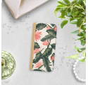 ETUI BOOK MAGNET NA TELEFON IPHONE 7 / 8 ZŁOTY PALMOWE LIŚCIE
