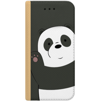 ETUI BOOK MAGNET NA TELEFON IPHONE 7 / 8 ZŁOTY PANDA