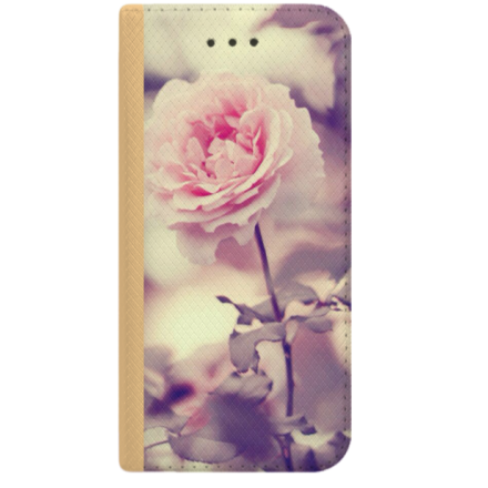 ETUI BOOK MAGNET NA TELEFON IPHONE 7 / 8 ZŁOTY PASTELOWA RÓŻA