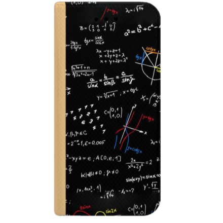 ETUI BOOK MAGNET NA TELEFON IPHONE XR ZŁOTY MATEMATYKA