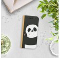 ETUI BOOK MAGNET NA TELEFON IPHONE XR ZŁOTY PANDA
