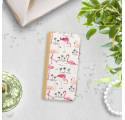 ETUI BOOK MAGNET NA TELEFON IPHONE XR ZŁOTY WAKACYJNE FLAMINGI