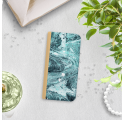 ETUI BOOK MAGNET NA TELEFON IPHONE XS MAX ZŁOTY LAZUROWE FALE