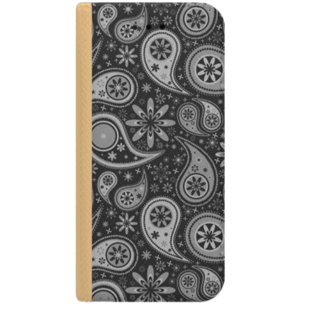 ETUI BOOK MAGNET NA TELEFON IPHONE XS MAX ZŁOTY ORNAMENTY