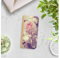 ETUI BOOK MAGNET NA TELEFON SAMSUNG GALAXY A3 2017 ZŁOTY PASTELOWA RÓŻA