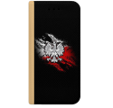 ETUI BOOK MAGNET NA TELEFON SAMSUNG GALAXY A3 2017 ZŁOTY PATRIOTYCZNE BARWY ORZEŁ