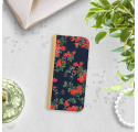 ETUI BOOK MAGNET NA TELEFON SAMSUNG GALAXY J5 2017 ZŁOTY CZERWONE KWIATY