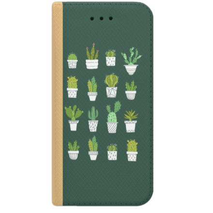 ETUI BOOK MAGNET NA TELEFON SAMSUNG GALAXY J5 2017 ZŁOTY KAKTUSY