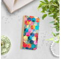 ETUI BOOK MAGNET NA TELEFON SAMSUNG GALAXY J5 2017 ZŁOTY TĘCZOWE KRYSZTAŁKI
