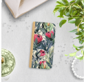 ETUI BOOK MAGNET NA TELEFON SAMSUNG GALAXY J5 2017 ZŁOTY TROPIKALNE ROŚLINY