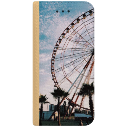 ETUI BOOK MAGNET NA TELEFON HUAWEI P10 LITE ZŁOTY CALIFORNIA