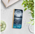 ETUI BOOK MAGNET NA TELEFON HUAWEI Y5 2018 ZŁOTY KSIĘŻYC NOC